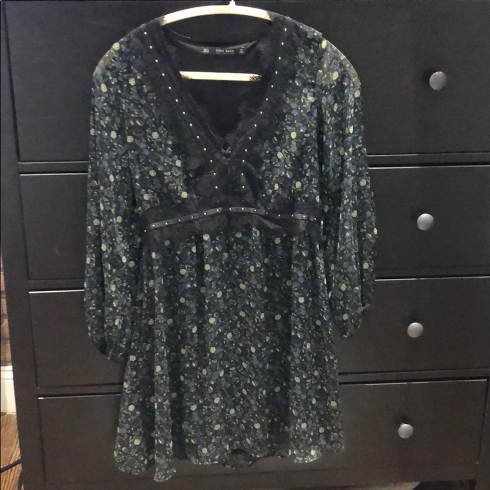 Zara floral dress